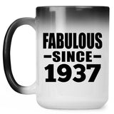 87th Birthday Fabulous Since 1937 - 15 Oz Color Changing Mug