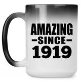 105th Birthday Amazing Since 1919 - 15 Oz Color Changing Mug