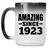 101st Birthday Amazing Since 1923 - 15 Oz Color Changing Mug