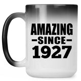 97th Birthday Amazing Since 1927 - 15 Oz Color Changing Mug
