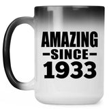91st Birthday Amazing Since 1933 - 15 Oz Color Changing Mug