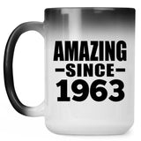 61st Birthday Amazing Since 1963 - 15 Oz Color Changing Mug