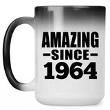 60th Birthday Amazing Since 1964 - 15 Oz Color Changing Mug