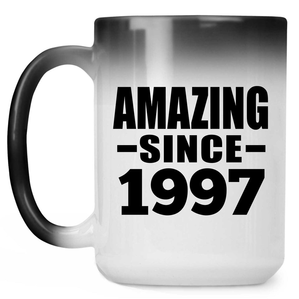 27th Birthday Amazing Since 1997 - 15 Oz Color Changing Mug