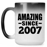 17th Birthday Amazing Since 2007 - 15 Oz Color Changing Mug