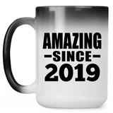 5th Birthday Amazing Since 2019 - 15 Oz Color Changing Mug
