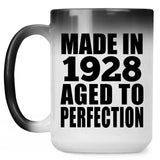 96th Birthday Made In 1928 Aged to Perfection - 15 Oz Color Changing Mug