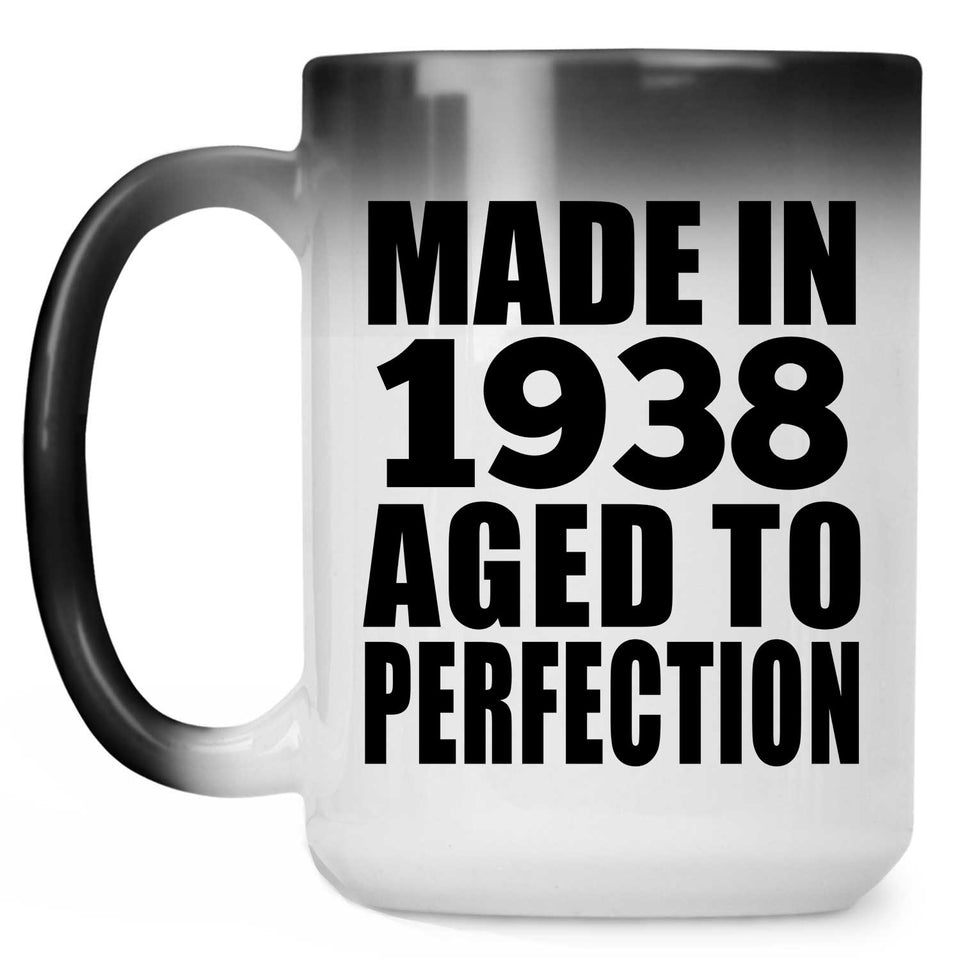 86th Birthday Made In 1938 Aged to Perfection - 15 Oz Color Changing Mug