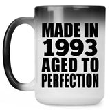 31st Birthday Made In 1993 Aged to Perfection - 15 Oz Color Changing Mug