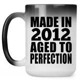 12th Birthday Made In 2012 Aged to Perfection - 15 Oz Color Changing Mug