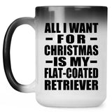 All I Want For Christmas Is My Flat-Coated Retriever - 15 Oz Color Changing Mug