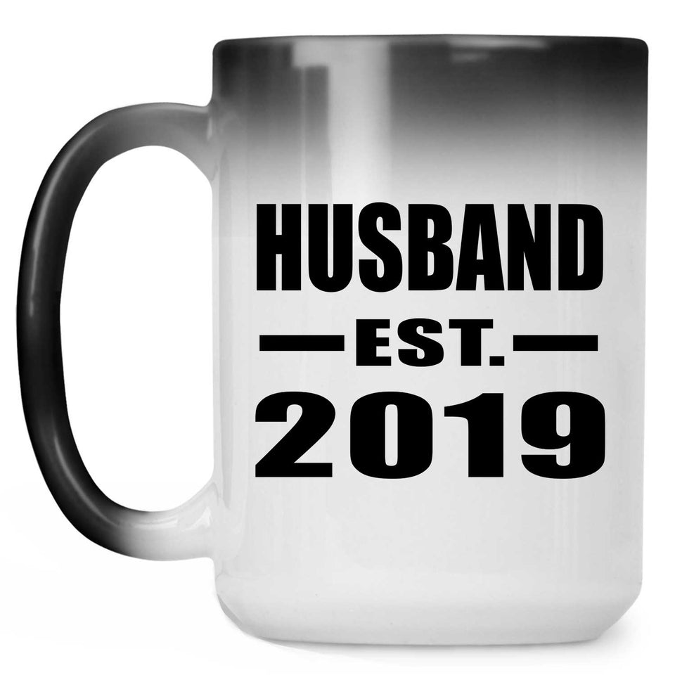 Husband Established EST. 2019 - 15oz Color Changing Mug