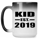 Kid Established EST. 2019 - 15oz Color Changing Mug
