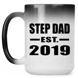 Step Dad Established EST. 2019 - 15oz Color Changing Mug