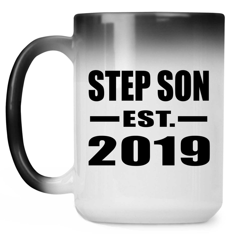Step Son Established EST. 2019 - 15oz Color Changing Mug