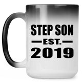 Step Son Established EST. 2019 - 15oz Color Changing Mug