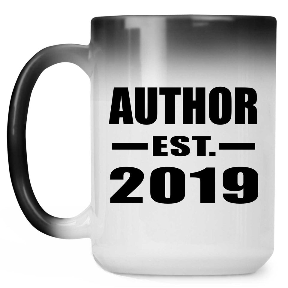 Author Established EST. 2019 - 15oz Color Changing Mug