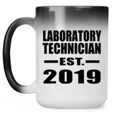 Laboratory Technician Established EST. 2019 - 15oz Color Changing Mug
