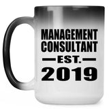Management Consultant Established EST. 2019 - 15oz Color Changing Mug
