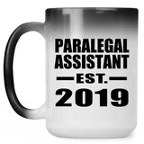 Paralegal Assistant Established EST. 2019 - 15oz Color Changing Mug