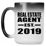 Real Estate Agent Established EST. 2019 - 15oz Color Changing Mug