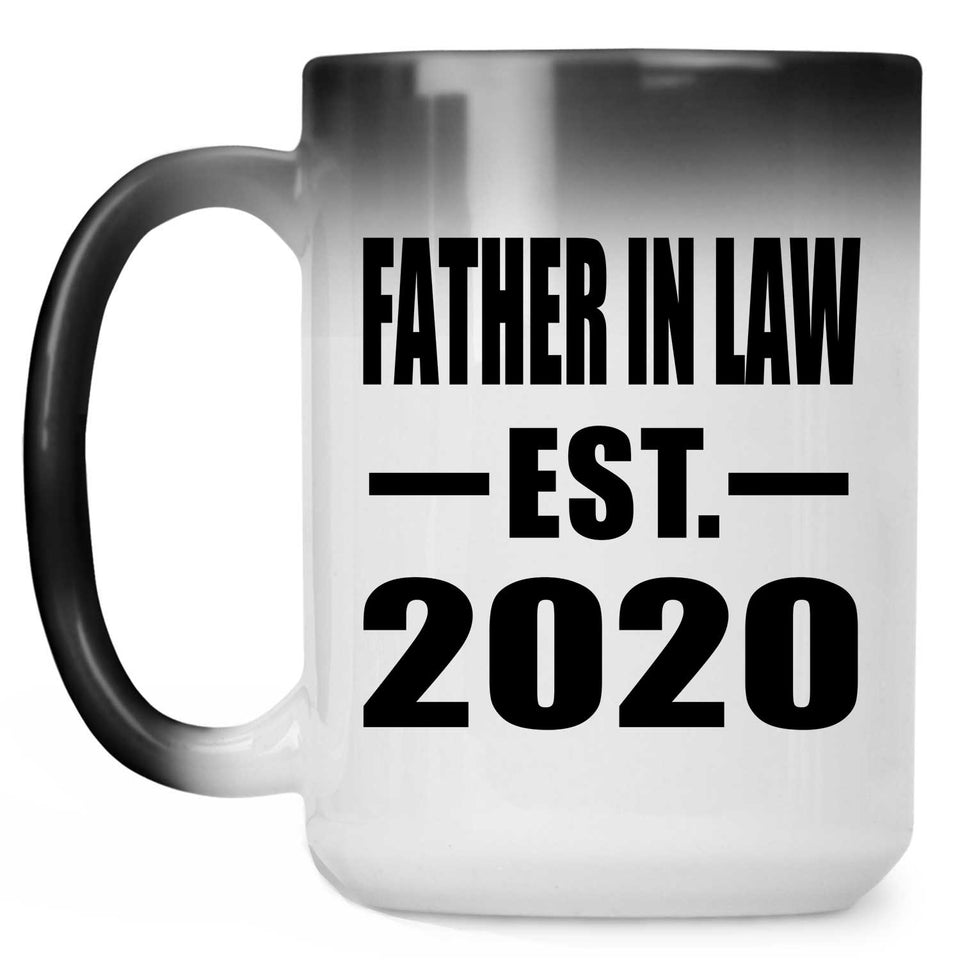 Father In Law Established EST. 2020 - 15oz Color Changing Mug