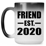 Friend Established EST. 2020 - 15oz Color Changing Mug