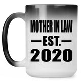 Mother In Law Established EST. 2020 - 15oz Color Changing Mug