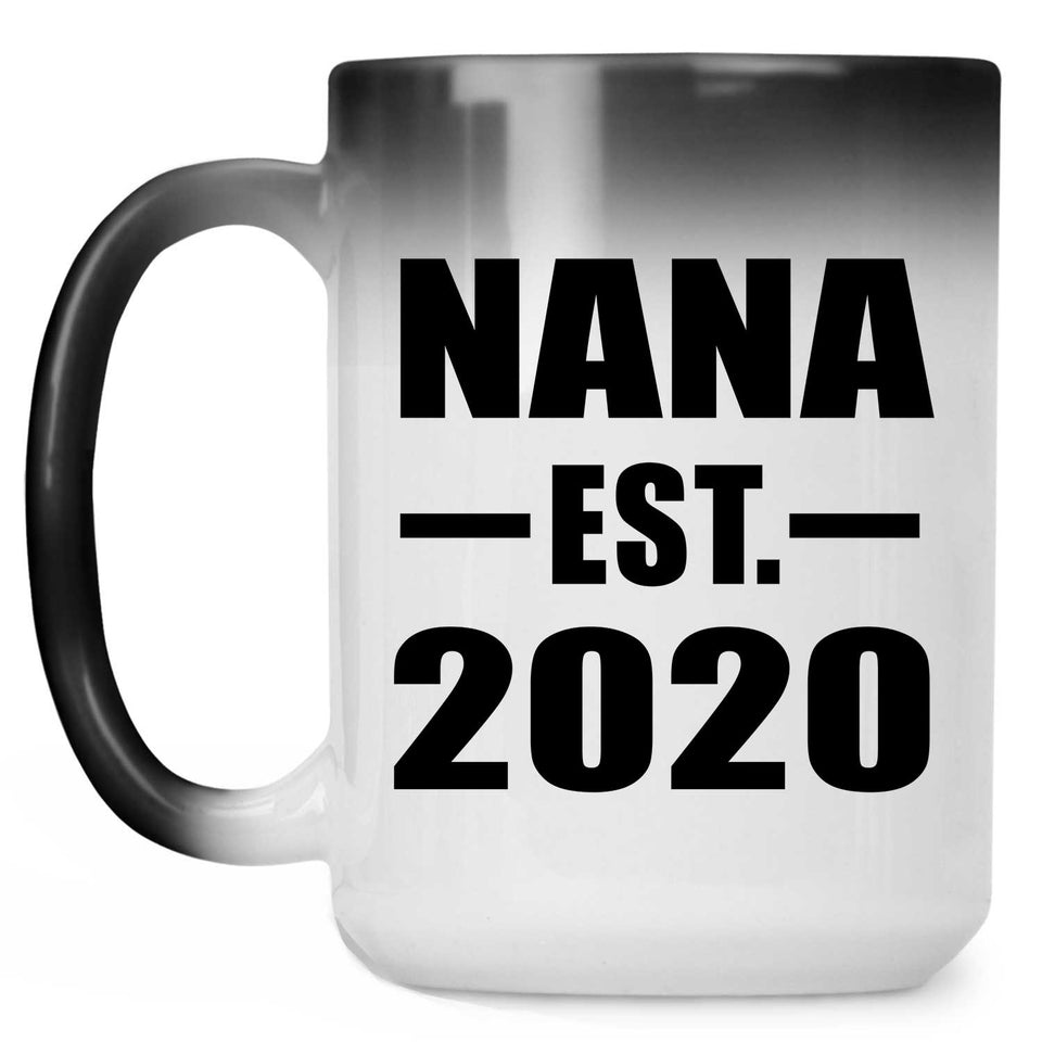 Nana Established EST. 2020 - 15oz Color Changing Mug