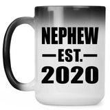 Nephew Established EST. 2020 - 15oz Color Changing Mug