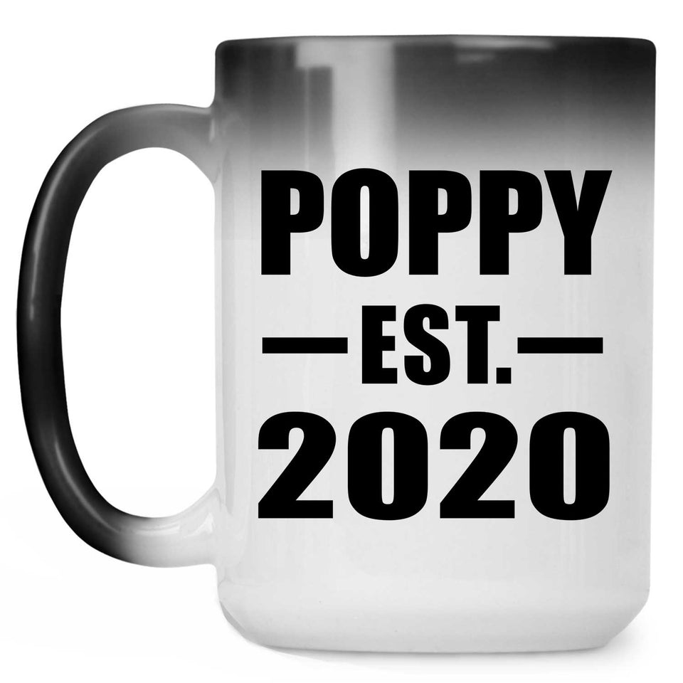 Poppy Established EST. 2020 - 15oz Color Changing Mug