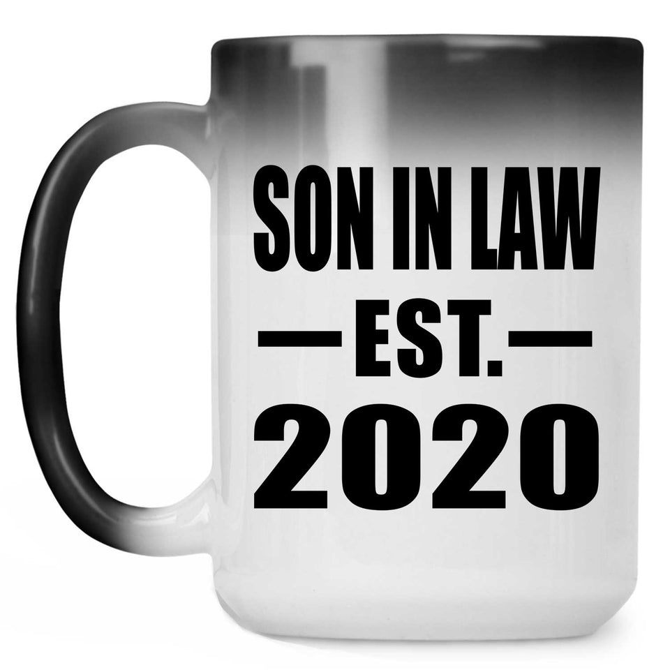 Son In Law Established EST. 2020 - 15oz Color Changing Mug