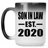 Son In Law Established EST. 2020 - 15oz Color Changing Mug