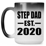 Step Dad Established EST. 2020 - 15oz Color Changing Mug