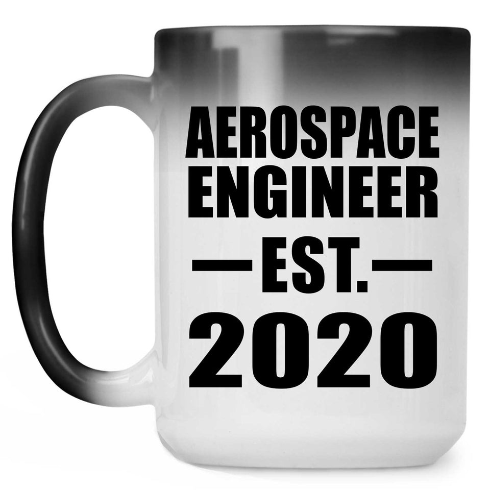 Aerospace Engineer Established EST. 2020 - 15oz Color Changing Mug