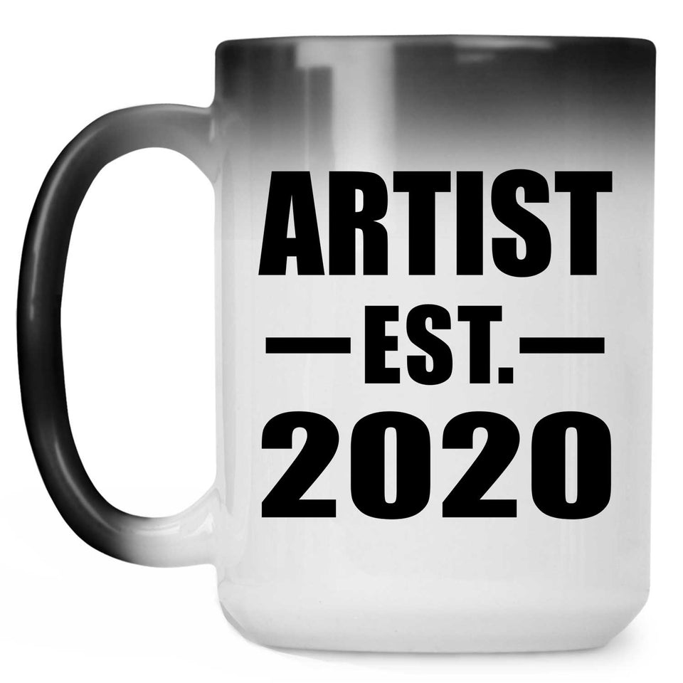 Artist Established EST. 2020 - 15oz Color Changing Mug