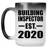 Building Inspector Established EST. 2020 - 15oz Color Changing Mug