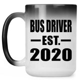 Bus Driver Established EST. 2020 - 15oz Color Changing Mug