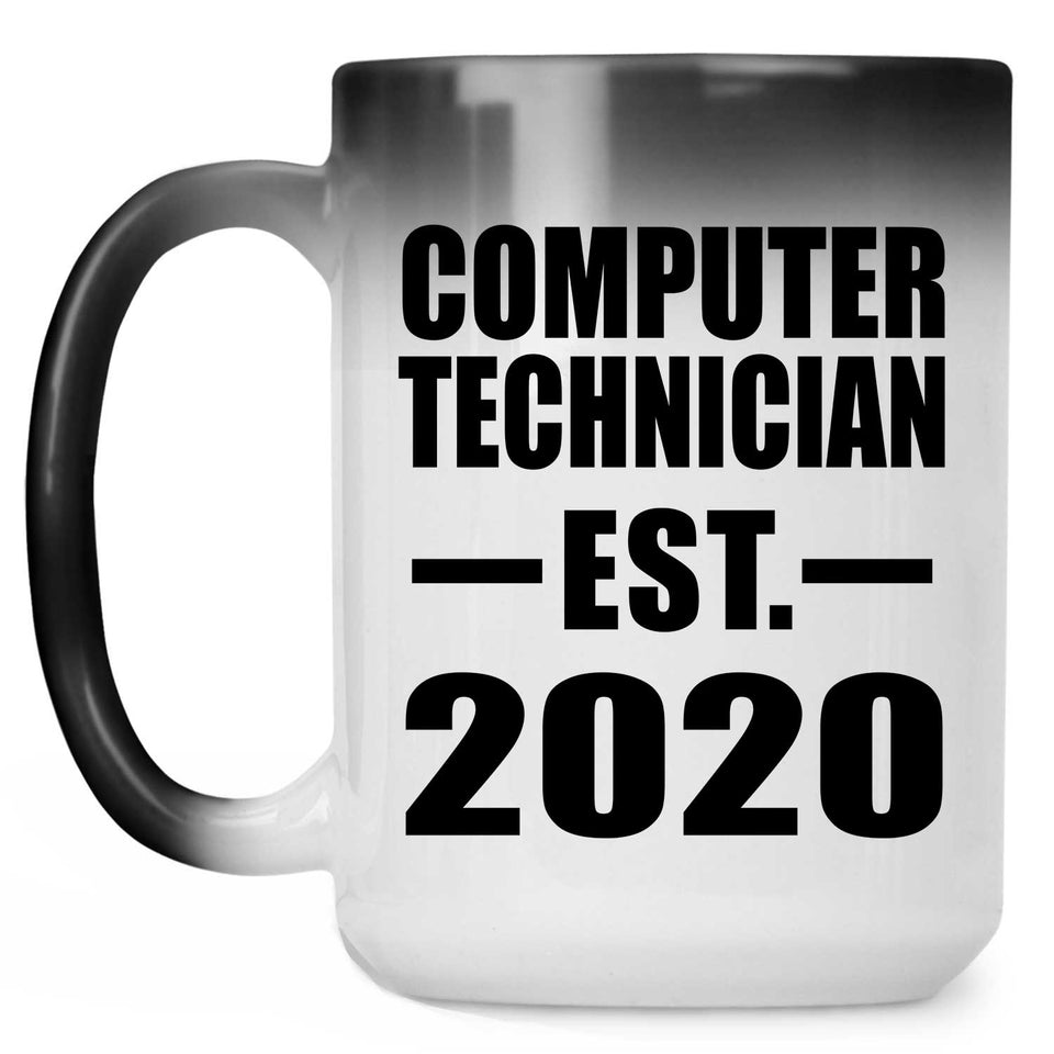 Computer Technician Established EST. 2020 - 15oz Color Changing Mug