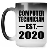 Computer Technician Established EST. 2020 - 15oz Color Changing Mug