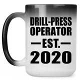Drill-Press Operator Established EST. 2020 - 15oz Color Changing Mug