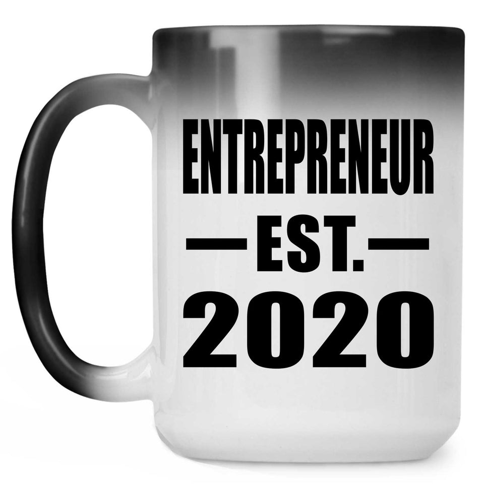 Entrepreneur Established EST. 2020 - 15oz Color Changing Mug