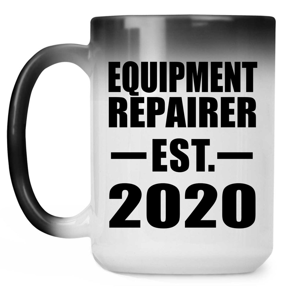 Equipment Repairer Established EST. 2020 - 15oz Color Changing Mug