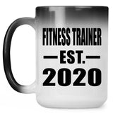 Fitness Trainer Established EST. 2020 - 15oz Color Changing Mug