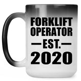 Forklift Operator Established EST. 2020 - 15oz Color Changing Mug