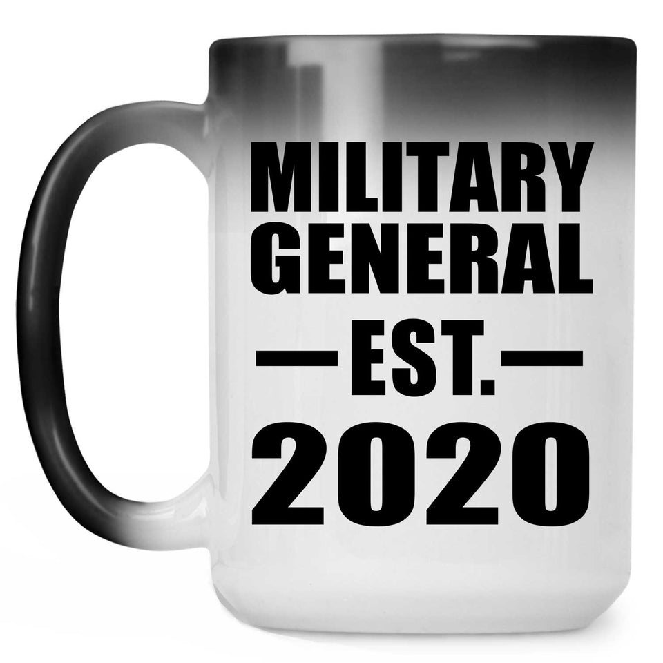 Military General Established EST. 2020 - 15oz Color Changing Mug