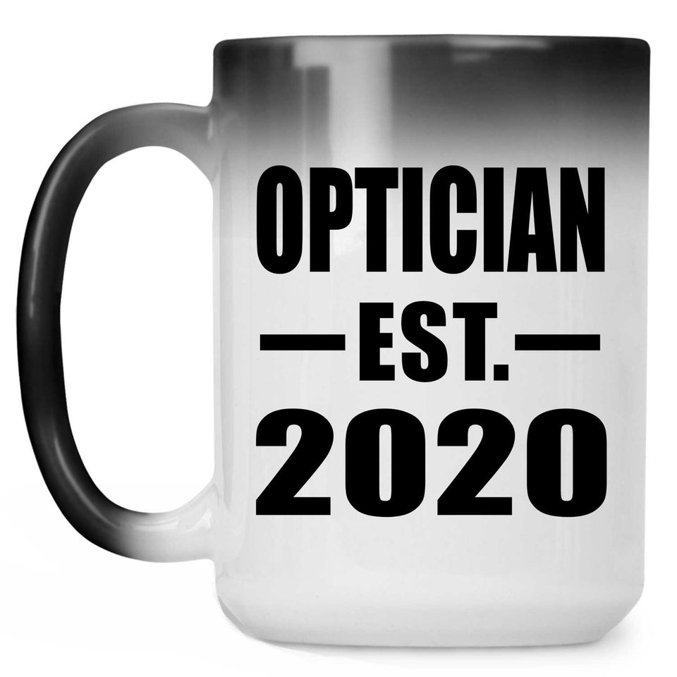 Optician Established EST. 2020 - 15oz Color Changing Mug