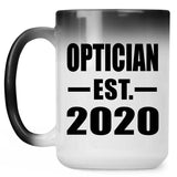Optician Established EST. 2020 - 15oz Color Changing Mug
