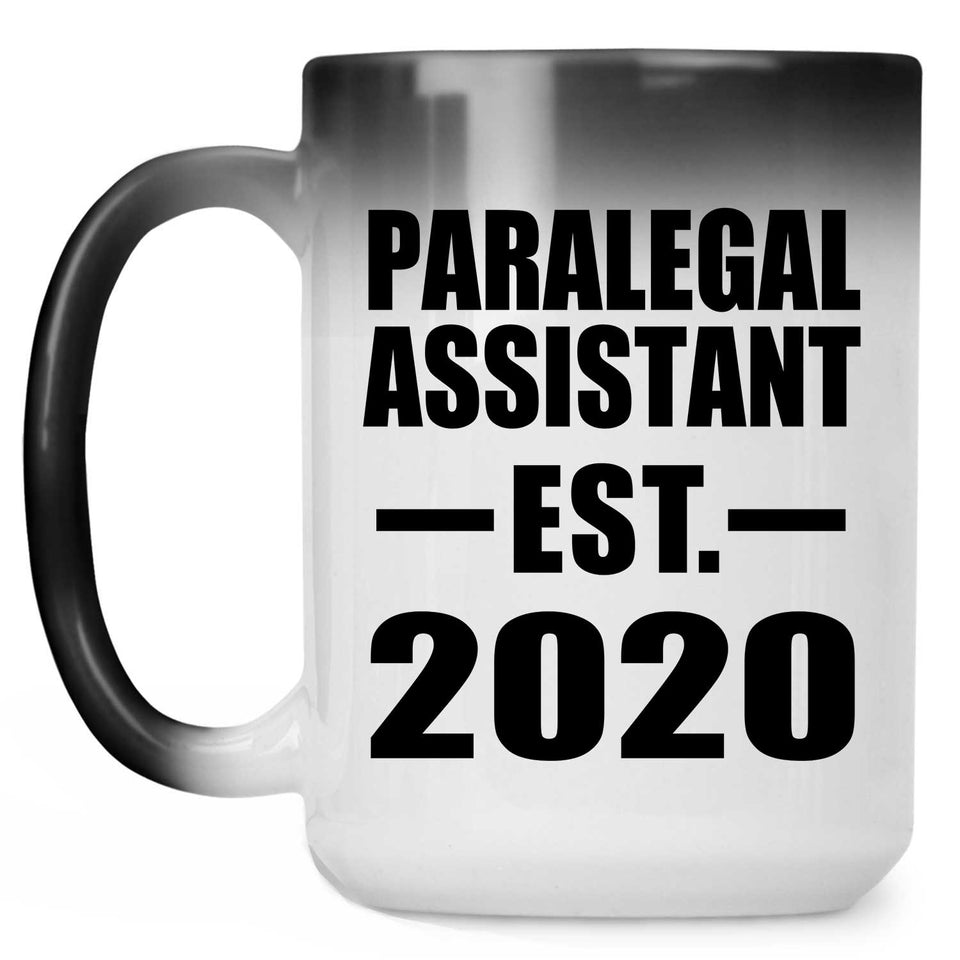 Paralegal Assistant Established EST. 2020 - 15oz Color Changing Mug