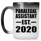 Paralegal Assistant Established EST. 2020 - 15oz Color Changing Mug